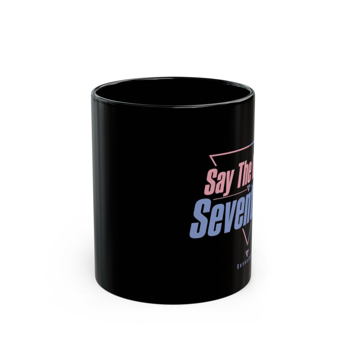 Seventeen "Say The Name, Seventeen!" Black Mug - alternate angle 1, merchandise