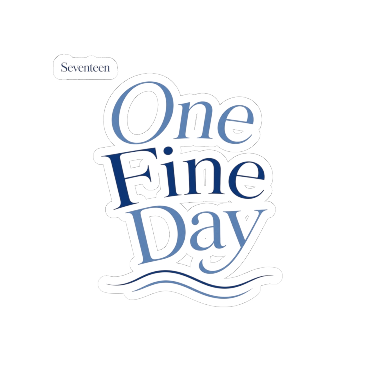 Seventeen "One Fine Day" Sticker - alternate angle 2, merchandise